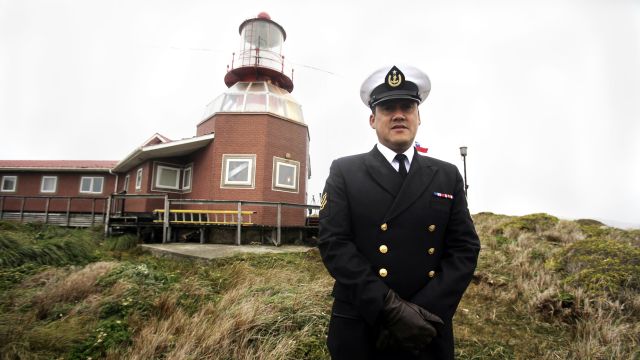 A Chilean family lives in a lighthouse at the end of the world.  But the entertainment is taken care of